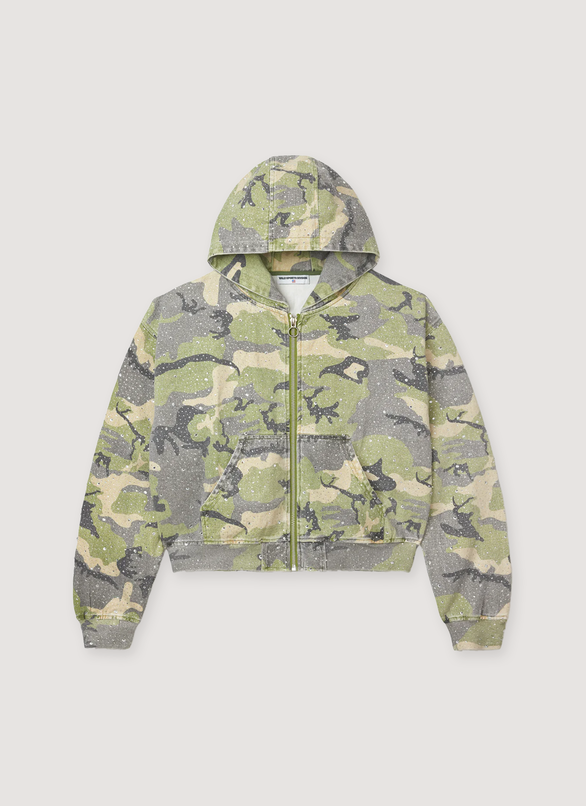 Vale Forever Crystal Work Jacket Camo Vale Forever Crystal Work Jacket Camo - Image 1 | Authenticated at Pieces Los Angeles