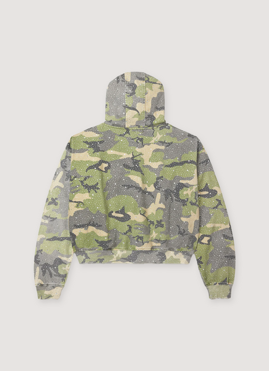 Crystal Work Jacket Camo