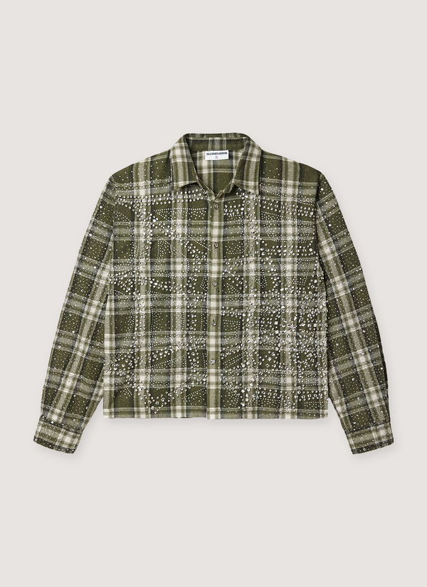 Vale Forever Campfire Flannel Shirt Olive Campfire Flannel Shirt Olive - Authenticated Shirts | Pieces Los Angeles