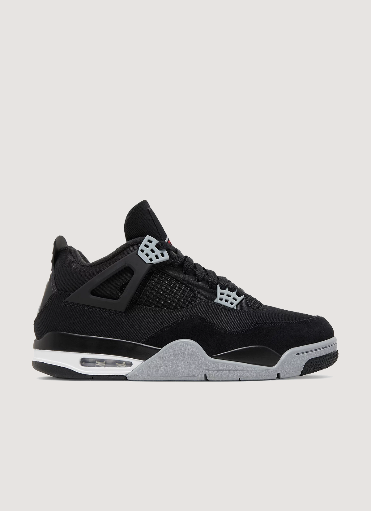 Jordan Retro 4  SE Black Canvas (2022) Jordan Retro 4  SE Black Canvas (2022) - Image 1 | Authenticated at Pieces Los Angeles