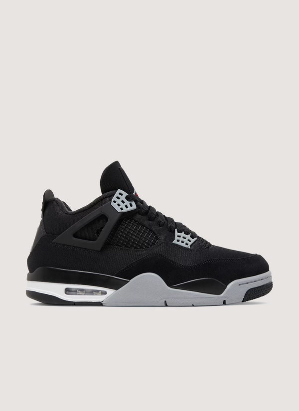 Jordan Retro 4  SE Black Canvas (2022) Retro 4  SE Black Canvas (2022) - Authenticated Sneakers | Pieces Los Angeles