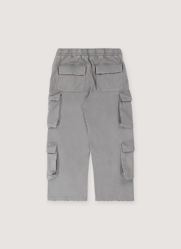Vague Studios Precious Cargo Sweatpants Cement alternate view - Shop at Pieces Los Angeles