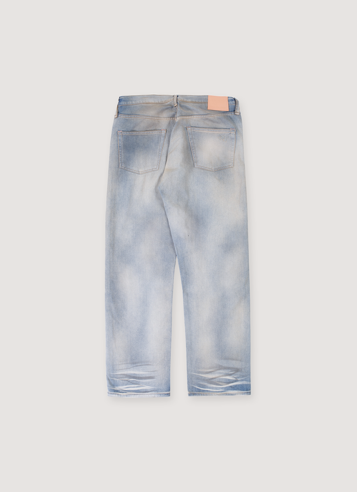 Acne Studios 1999 Carver Denim Washed Indigo distressed look back side