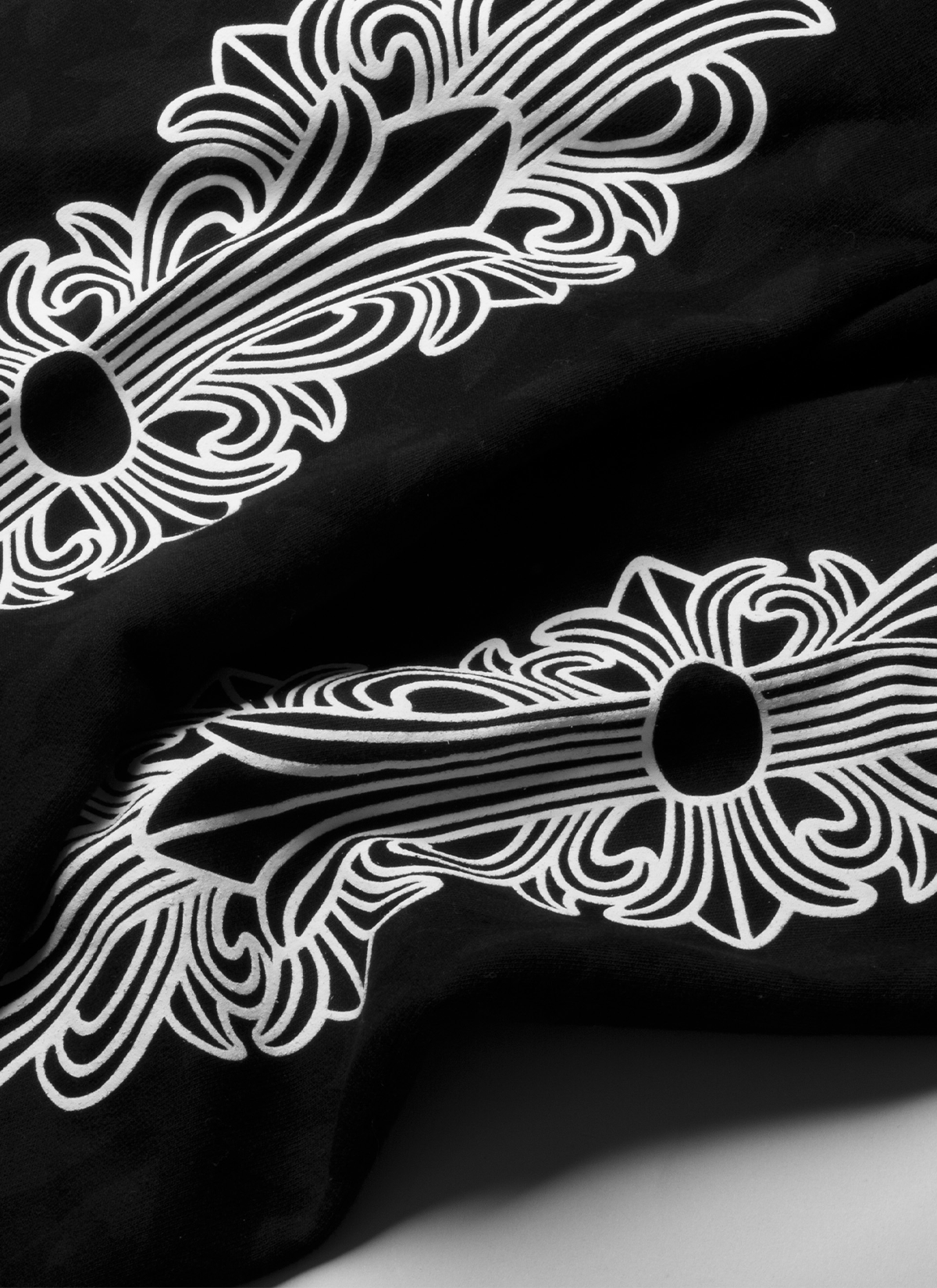 パンツ CH Logo Cemetery Cross Sweatpant \"Grey\" Chrome Hearts Leather Cemetery Cross Patch Sweatpants - Grey, 11