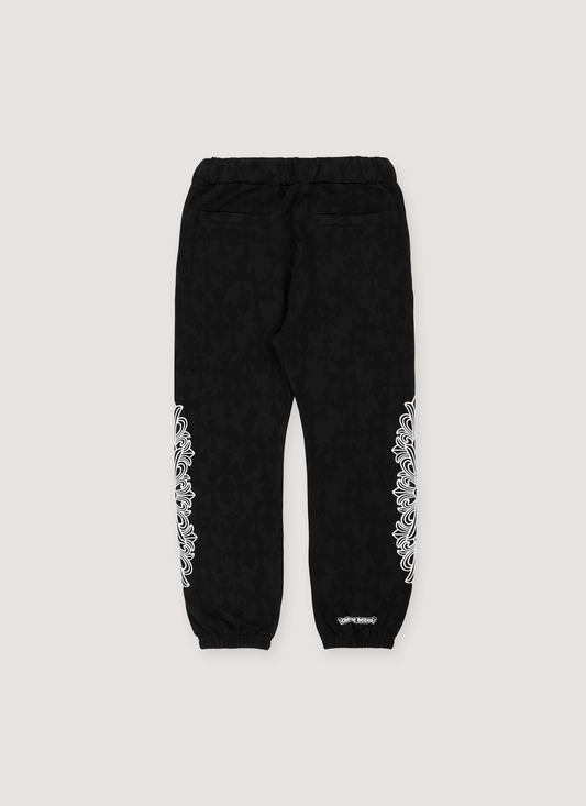 Chrome Hearts Cemetery Cross Sweatpants Black