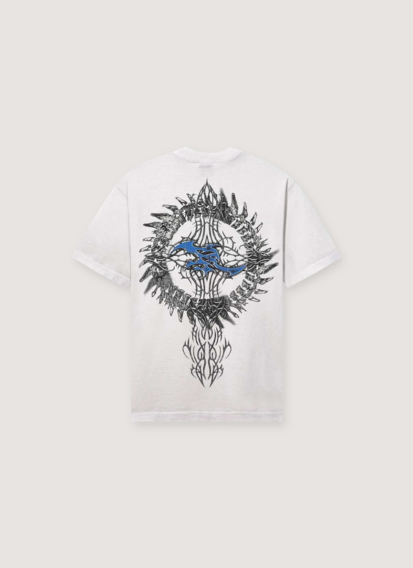 Revenge Spine Tee Cement alternate view - Shop at Pieces Los Angeles