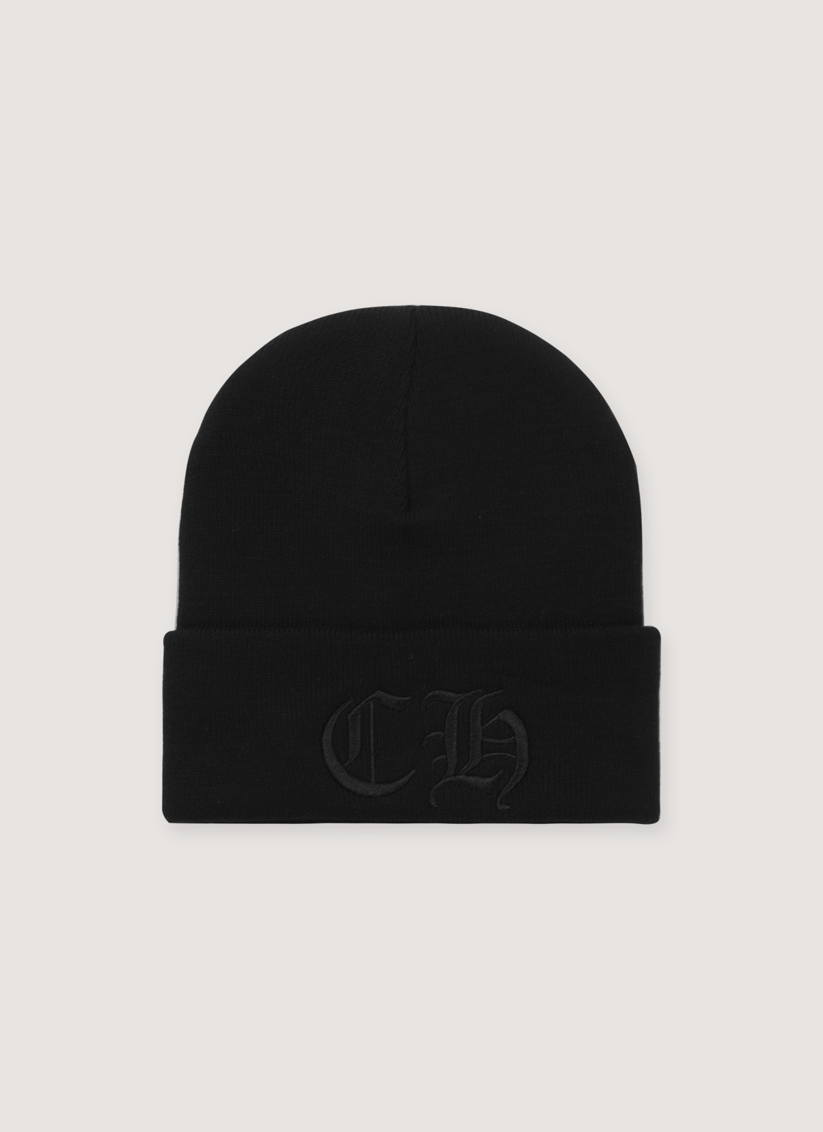 帽子 Chrome Hearts CH Logo Beanie Watch Cap Chrome Hearts CH Watch Cap Beanie Black – PIECES