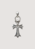 Chrome Hearts Diamond Cross Pendant with Bale Silver Chrome Hearts Diamond Cross Pendant with Bale Silver - Image 2 | Authenticated at Pieces Los Angeles