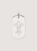 Chrome Hearts Large Fleur Cut Out Dog Tag Necklace Silver Chrome Hearts Large Fleur Cut Out Dog Tag Necklace Silver - Image 2 | Authenticated at Pieces Los Angeles