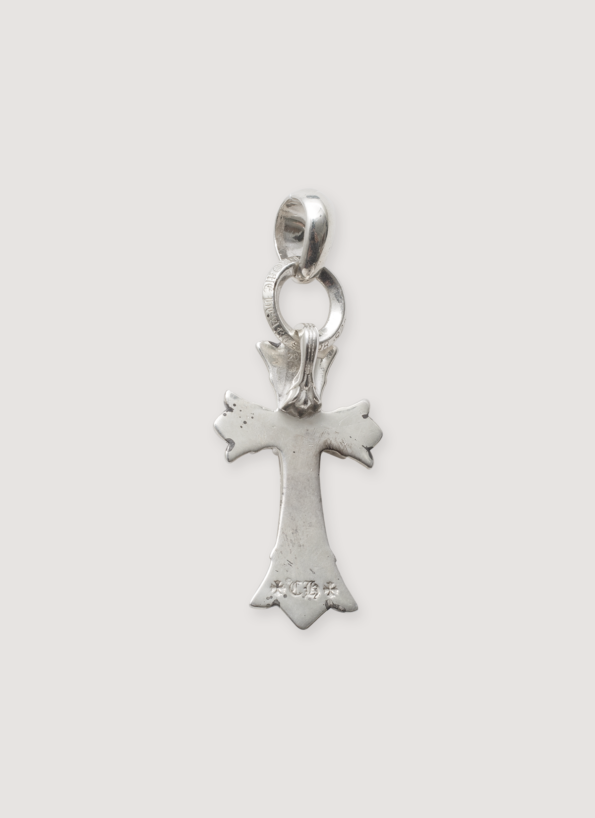 Chrome Hearts Diamond Double Cross Pendant with Bale Silver Chrome Hearts Diamond Double Cross Pendant with Bale Silver - Image 2 | Authenticated at Pieces Los Angeles