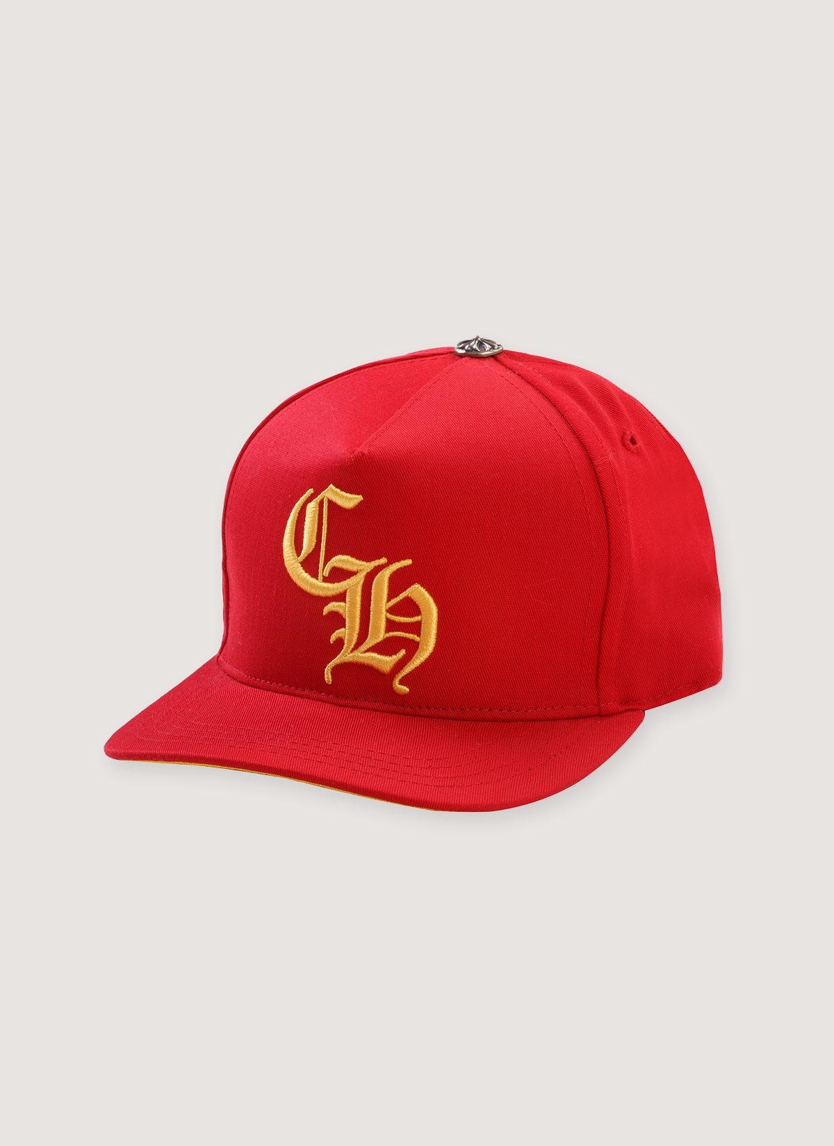 Chrome Hearts CH Baseball Hat Red Gold