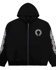 Chrome Hearts Horseshoe Zip Up Sweatshirt Black