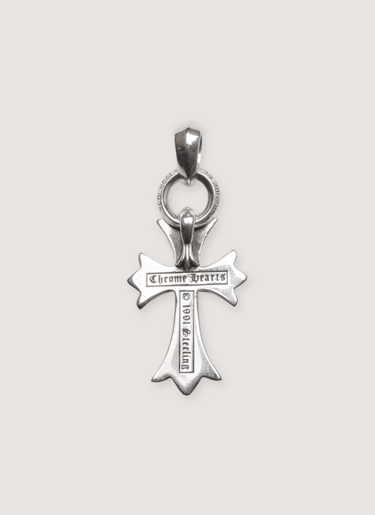 Chrome Hearts Large Cross With Bale Pendant Silver