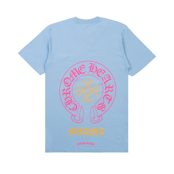 トップス CHROME HEARTS HORSESHOE BABY ROLLER TEE Chrome Hearts Roller Skate Horseshoe Short Sleeve T-Shirt