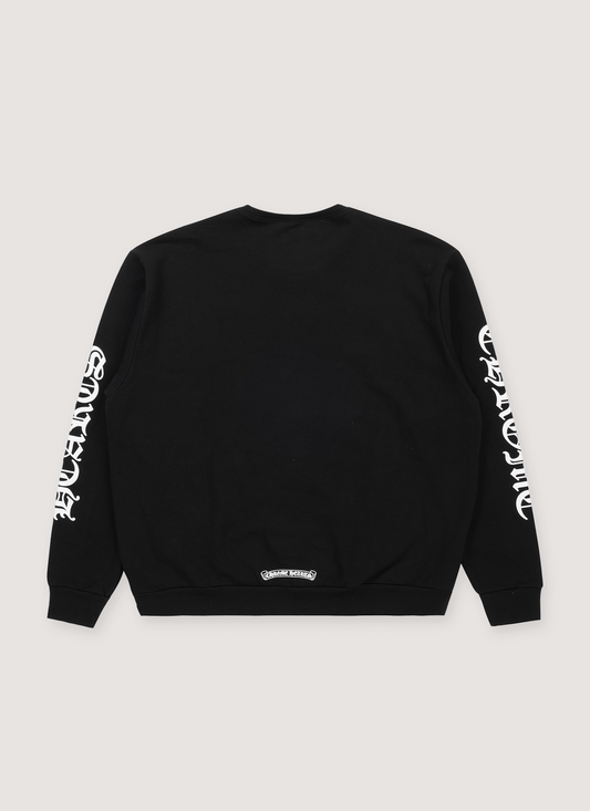 Chrome Hearts Neck Logo Crewneck Black