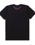 Chrome Hearts Neck Logo Tee Black Purple