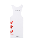 Chrome Hearts Rolling Stoned Ribbed Tank White