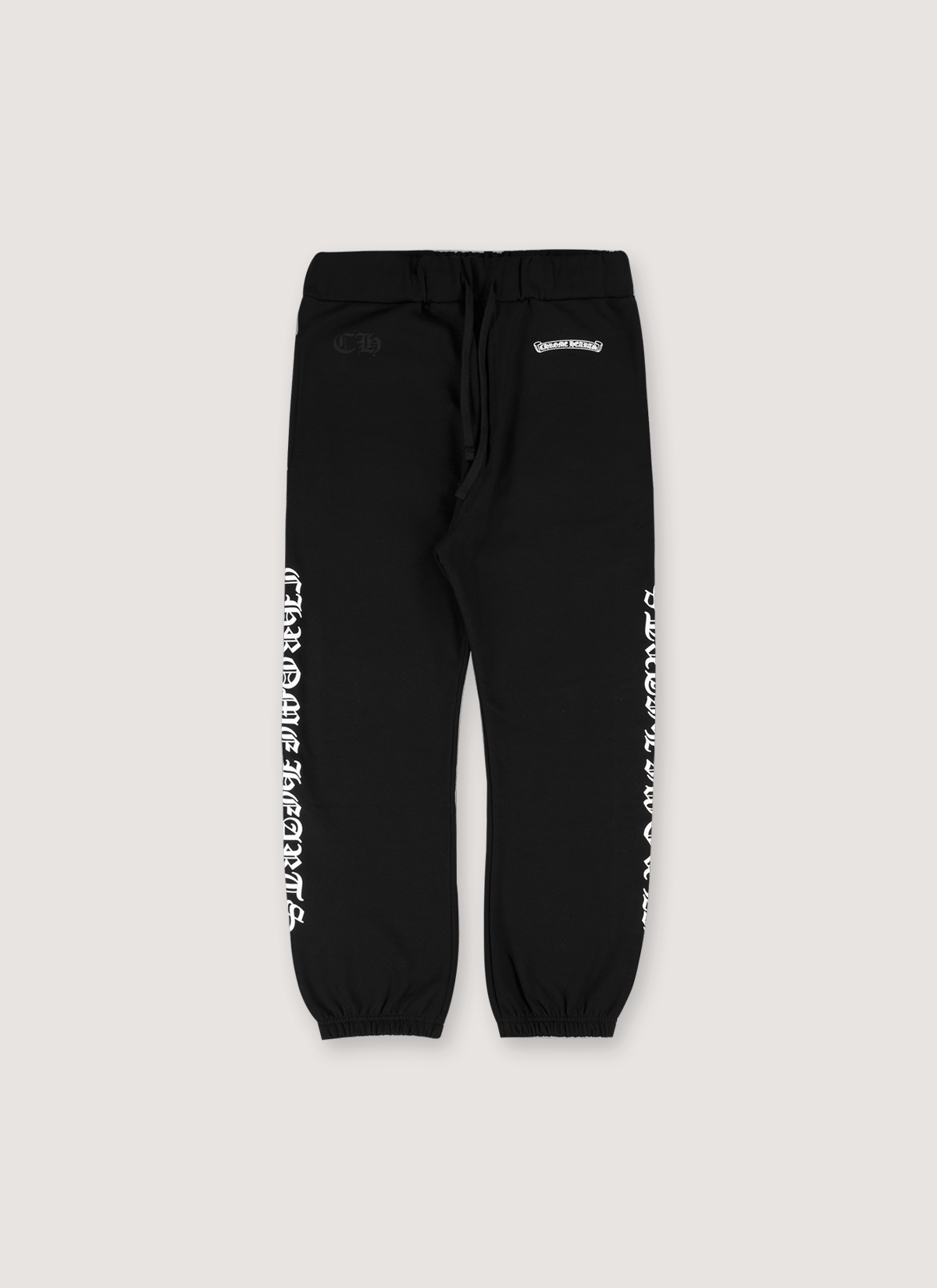 Chrome Hearts Scroll Logo Sweatpants Black