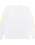 Chrome Hearts Neck Logo Longsleeve White Yellow