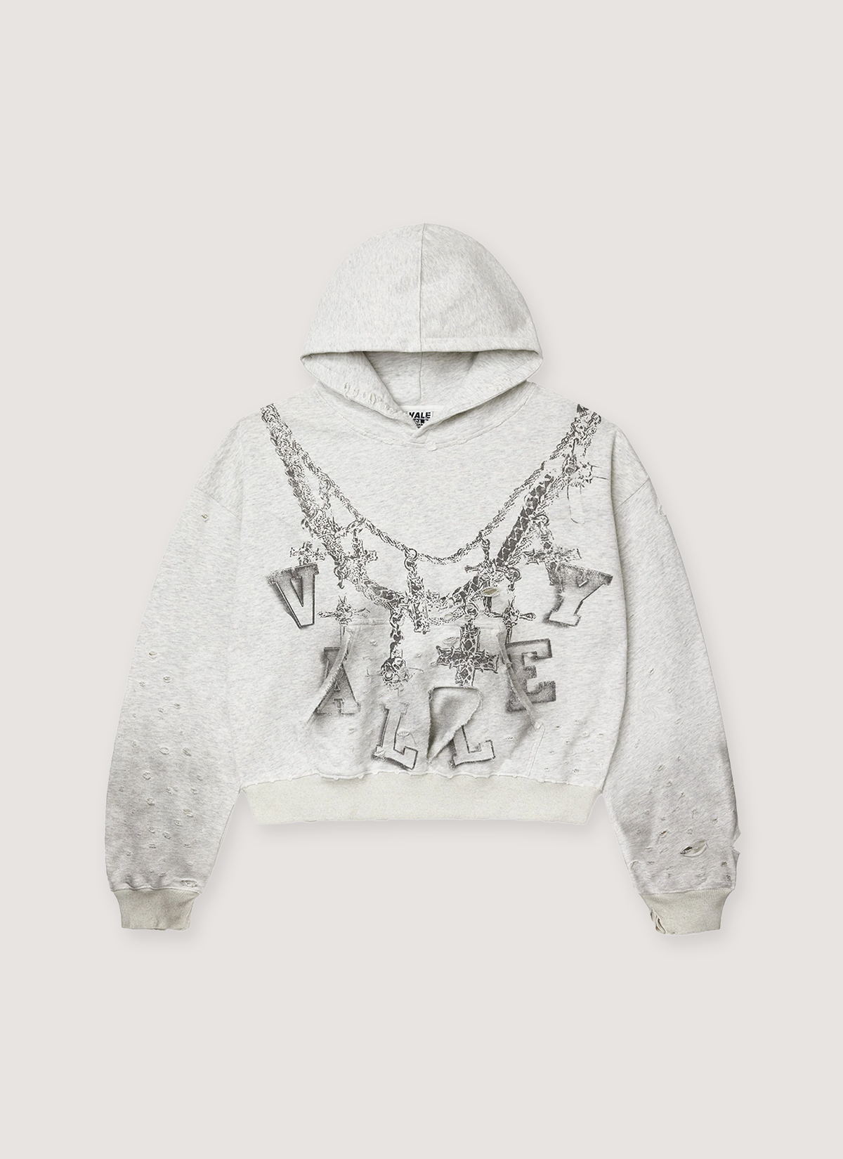 Vale Forever Big Chain Sweatshirt Heather Grey