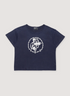 Enfants Riches Déprimés Chain Tee shirt Faded Purple navy front view