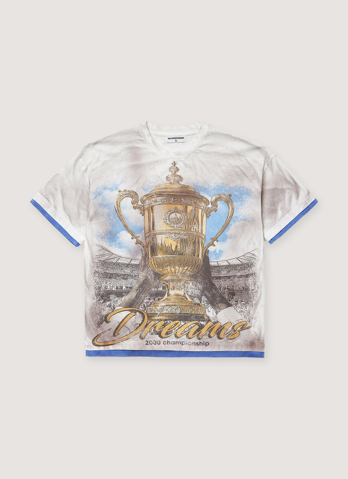 Vale Forever Champions League Tee Vintage White Blue