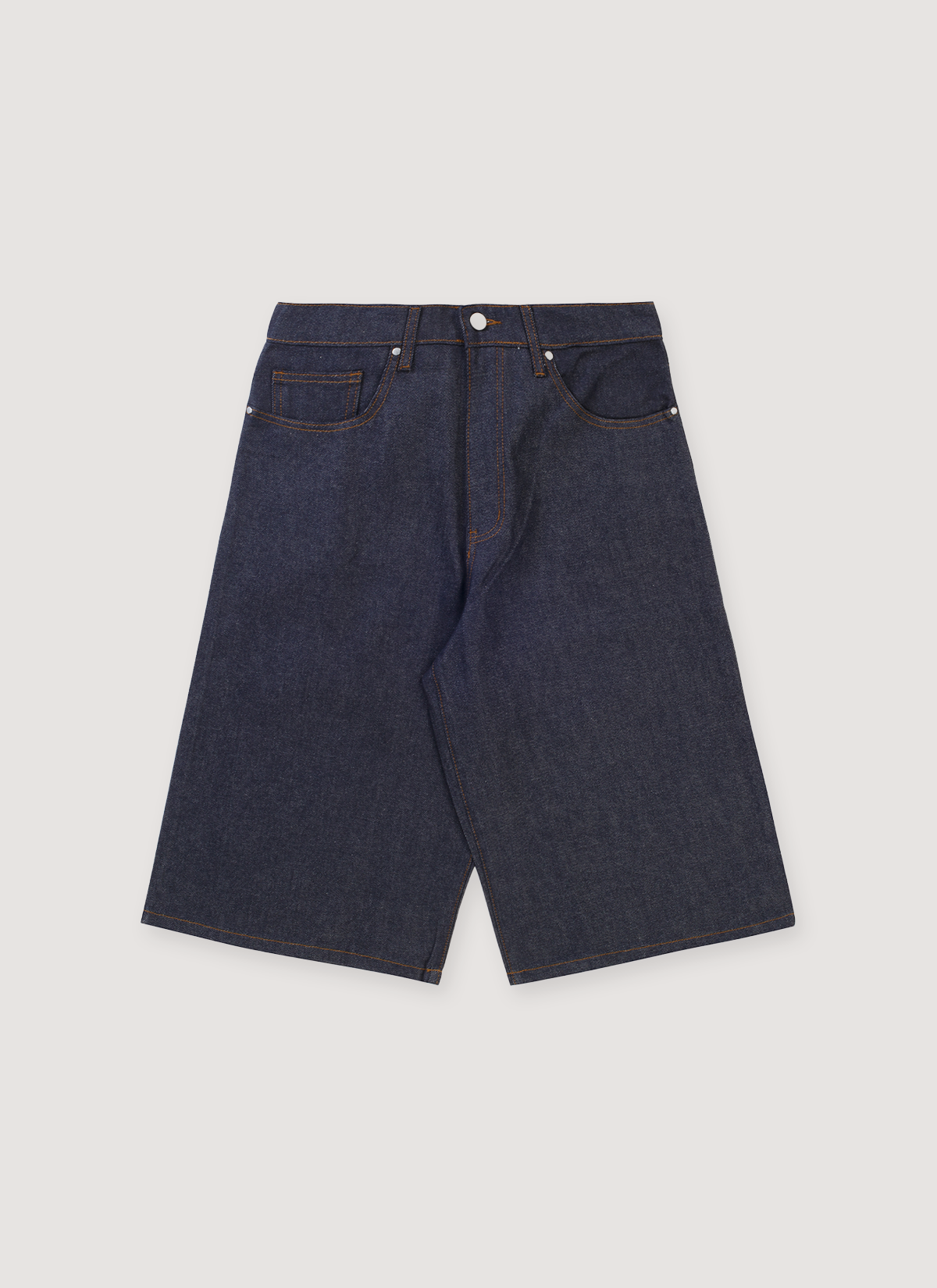 Basketcase Gallery Breacher Denim Shorts Indigo Cheetah