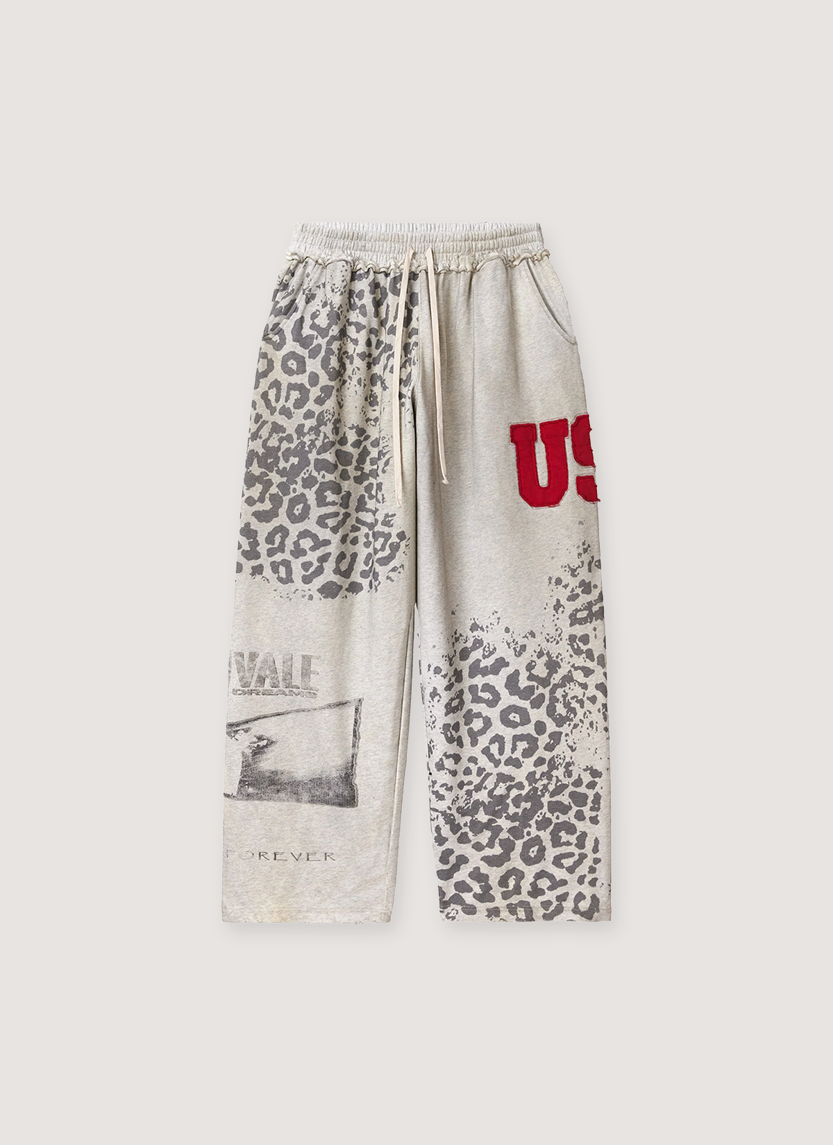 Vale Forever Cheetah Sweatpants Grey