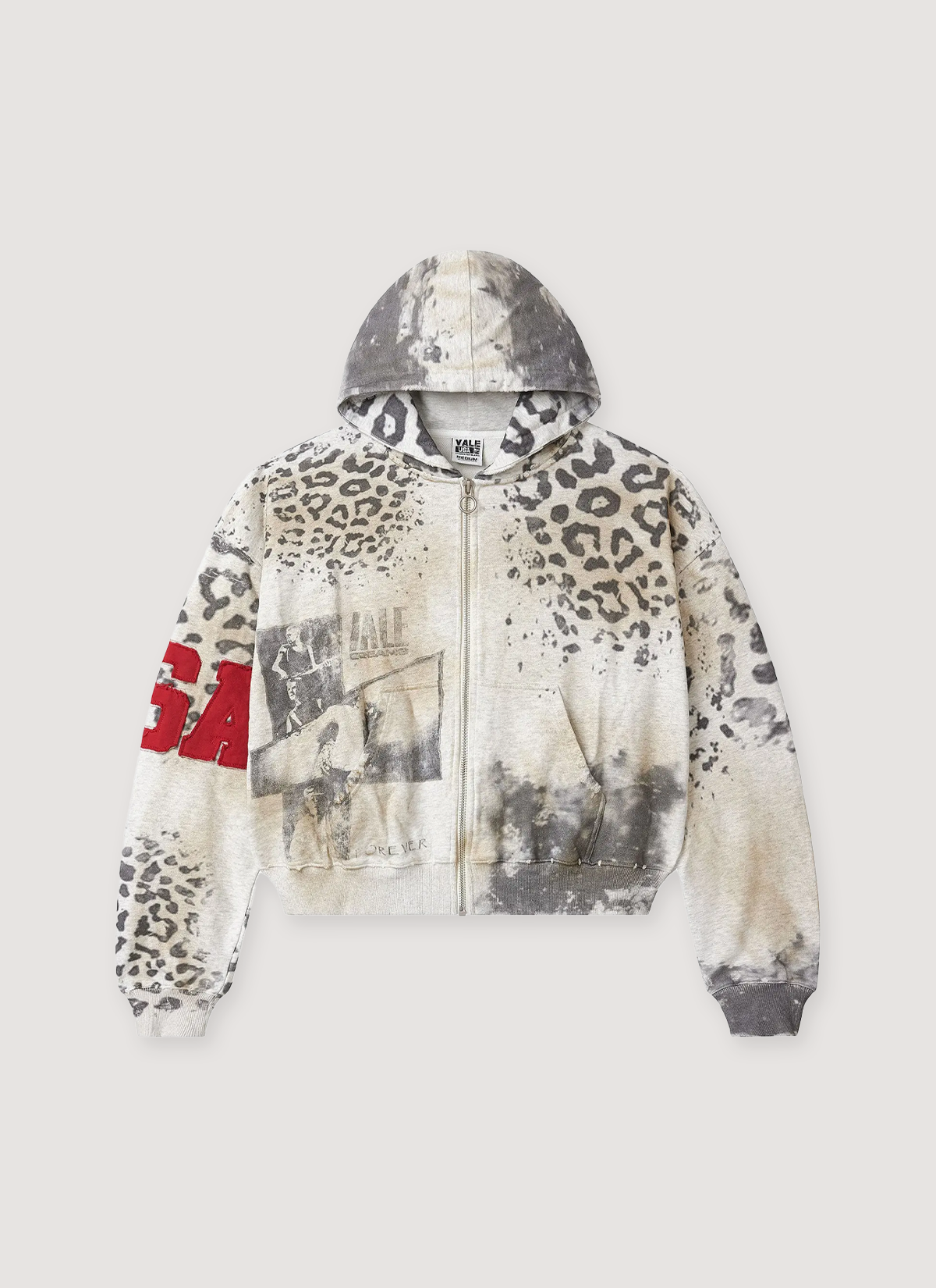 Cheetah Zip Up Sweatshirt