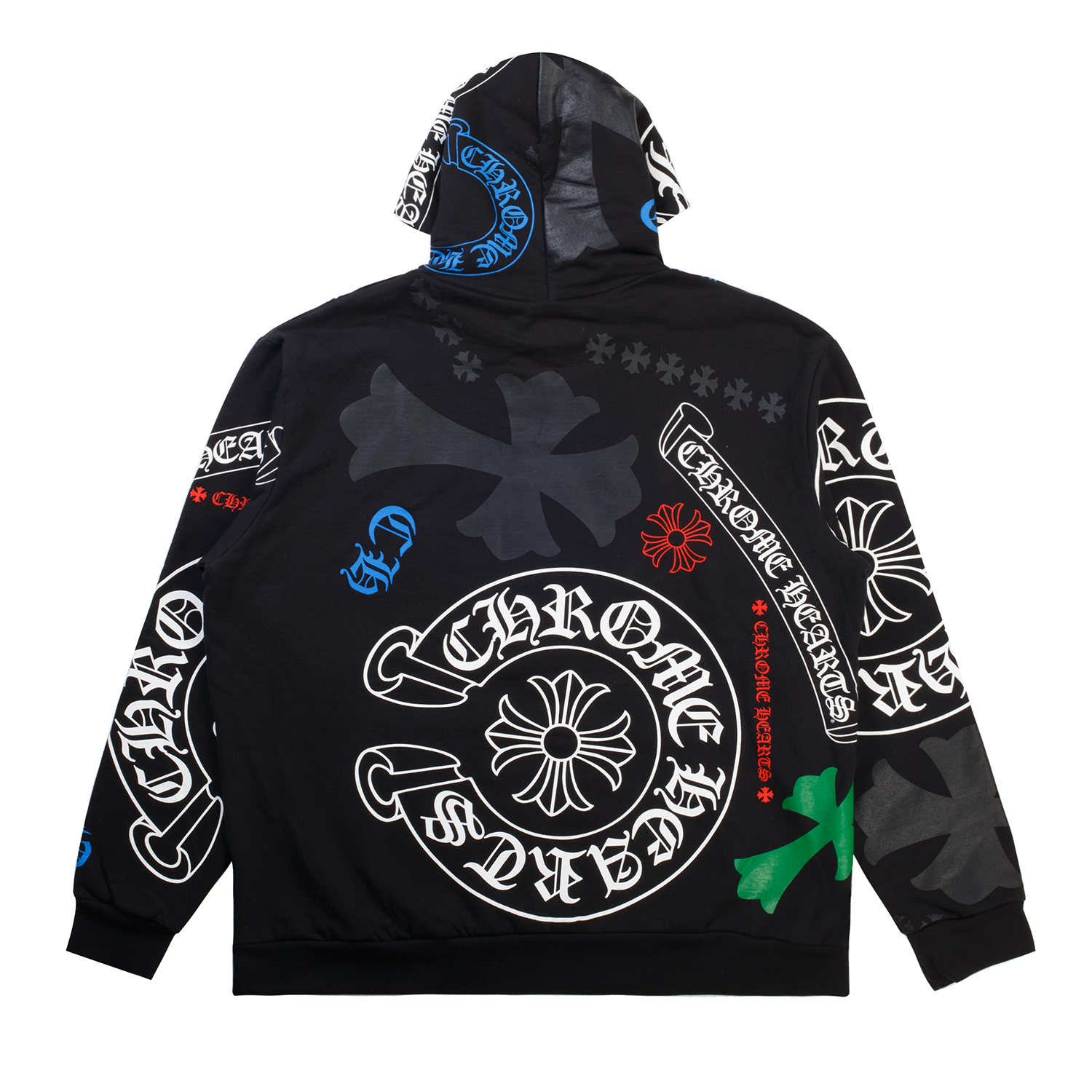 Chrome Hearts Stencil Sweatshirt Black Multicolor