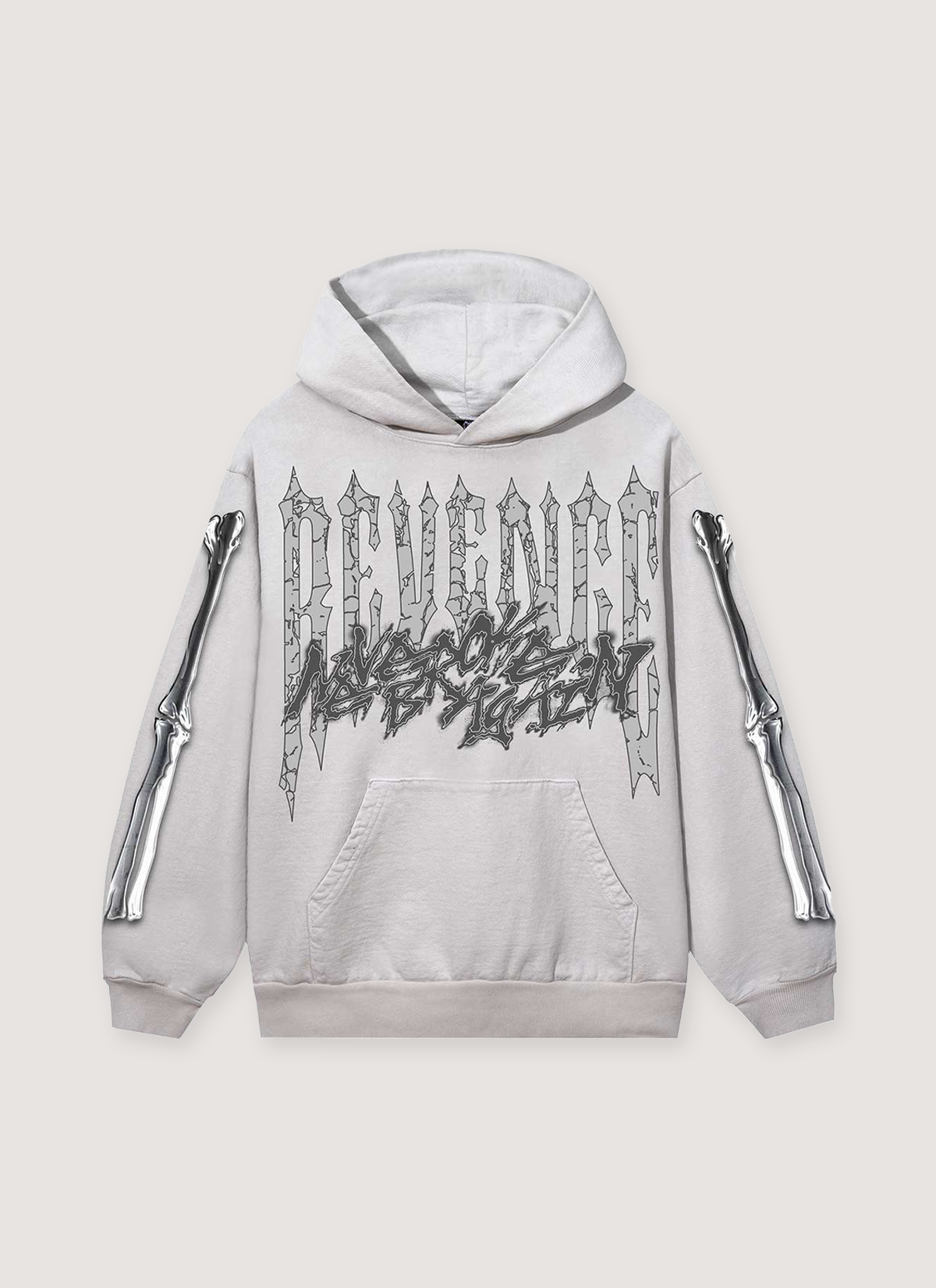 Revenge Chromed Out Sweatshirt Cement Revenge Chromed Out Sweatshirt Cement - Image 1 | Authenticated at Pieces Los Angeles