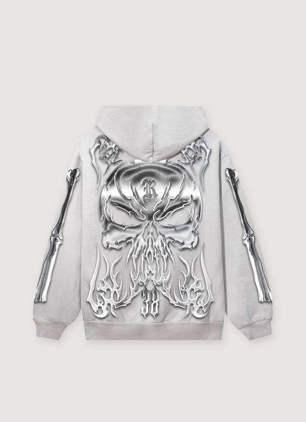 Revenge Chromed Out Sweatshirt Cement alternate view - Shop at Pieces Los Angeles