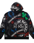 Chrome Hearts Stencil Sweatshirt Black Multicolor