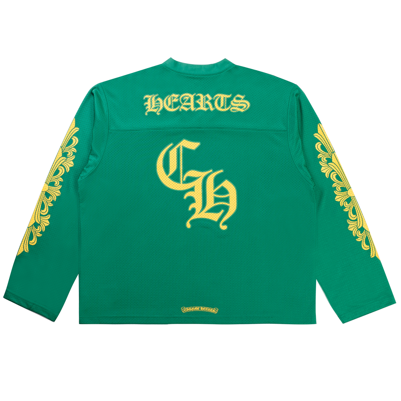 Chrome Hearts Floral Jersey Longsleeve Green Gold