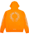 Chrome Hearts Ultra Miami Glitter Horseshoe Sweatshirt Orange