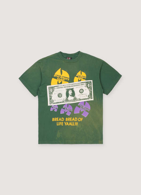 Saint Michael Sean Wotherspoon Saint Clan Tee Green Sean Wotherspoon Saint Clan Tee Green - Authenticated T-shirts | Pieces Los Angeles