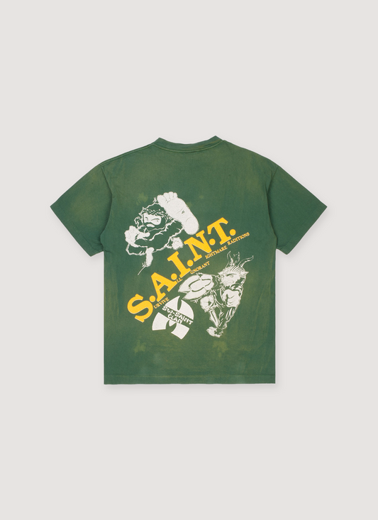 Saint Michael x Sean Wotherspoon Saint Clan Tee Green
