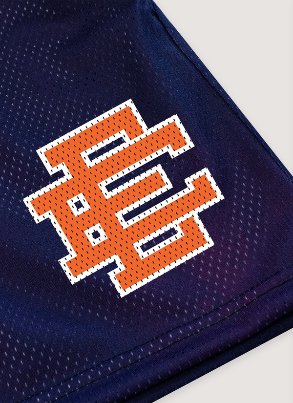Eric Emanuel Clemson University Basic Short Purple Orange alternate view - Shop at Pieces Los Angeles