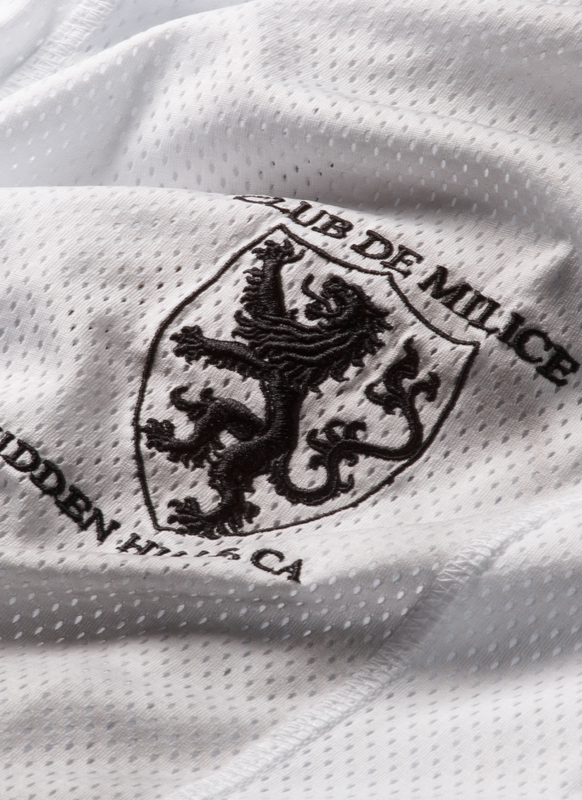 Awaited Militia Club Mesh 3/4 Shorts White Awaited Militia Club Mesh 3/4 Shorts White - Image 3 | Authenticated at Pieces Los Angeles