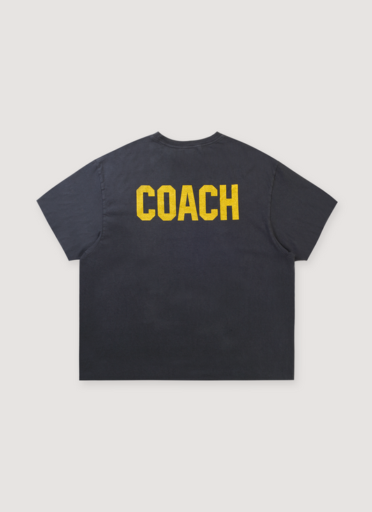 Student Coach Reversible Tee Vintage Black