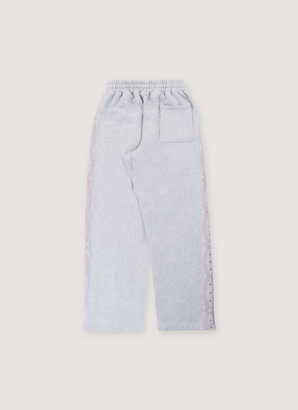 Boredom Kills Collegiate Sweatpants Heather Grey alternate view - Shop at Pieces Los Angeles