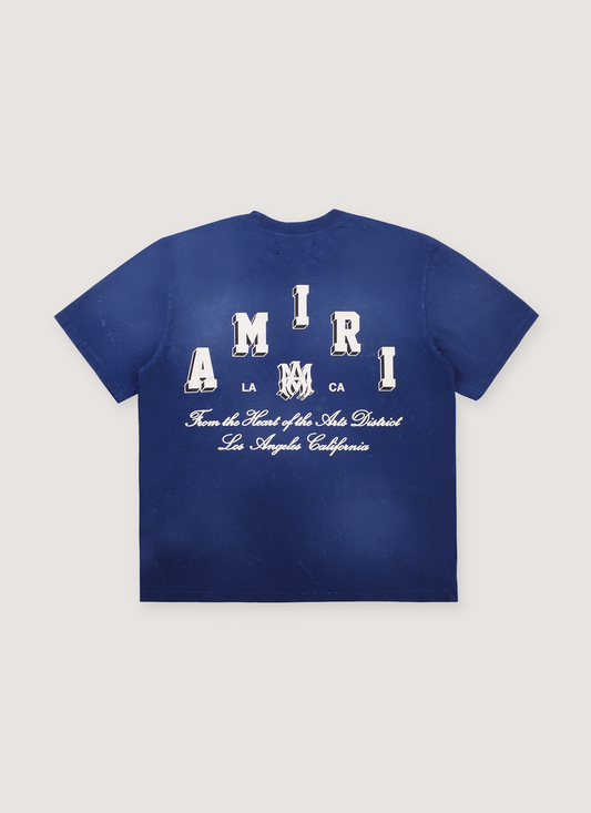 Amiri Collegiate Tee Blue