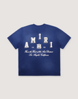 Amiri Collegiate Tee Blue