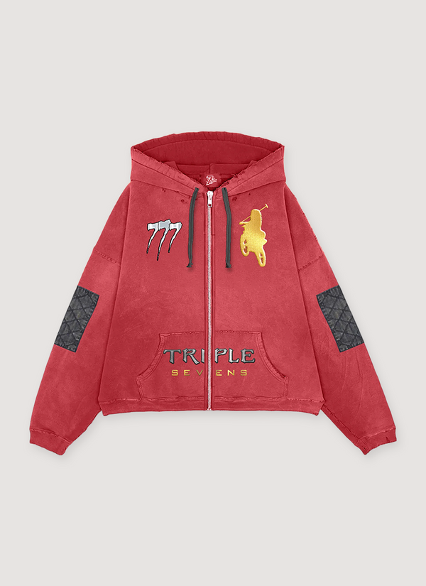 Triple Sevens Complexcon Moto Sweatshirt Red Complexcon Moto Sweatshirt Red - Authenticated Sweatshirts | Pieces Los Angeles