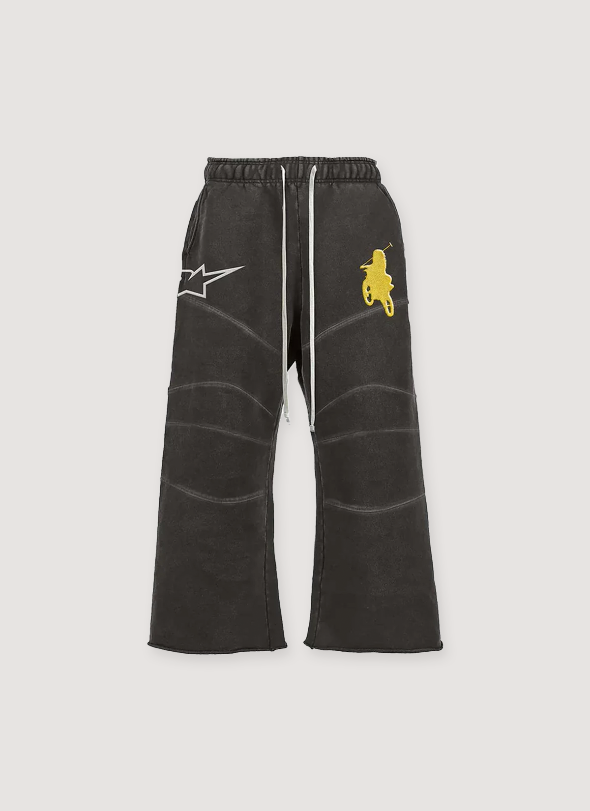 Complexcon Moto Sweatpants Black Yellow