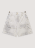 Balenciaga Convertible Distressed Cargo Trouser Dirty White Balenciaga Convertible Distressed Cargo Trouser Dirty White - Image 3 | Authenticated at Pieces Los Angeles