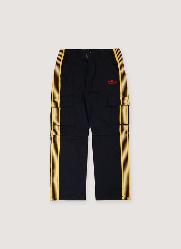 GV Gallery Raspberry Convertible Cargo Pants Black Yellow Raspberry Convertible Cargo Pants Black Yellow - Authenticated Trousers | Pieces Los Angeles