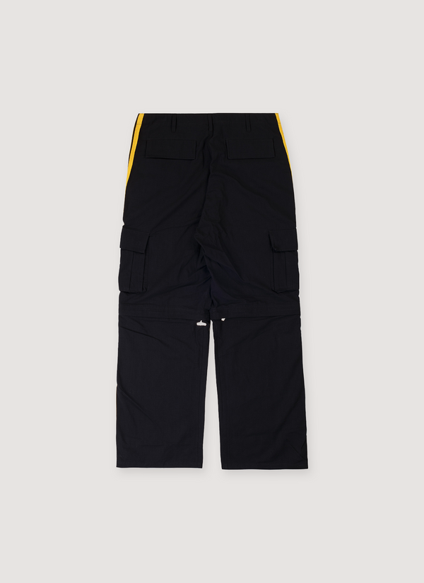 GV Gallery Raspberry Convertible Cargo Pants Black Yellow alternate view - Shop at Pieces Los Angeles