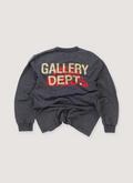 Gallery Dept. Cosmic Suite Longsleeve Vintage Black (Pre-Owned) with glitter print, printed logos, ribbed cuff and hem, back view Gallery Dept. Cosmic Suite Longsleeve Vintage Black (Pre-Owned) - Image 2 | Authenticated at Pieces Los Angeles