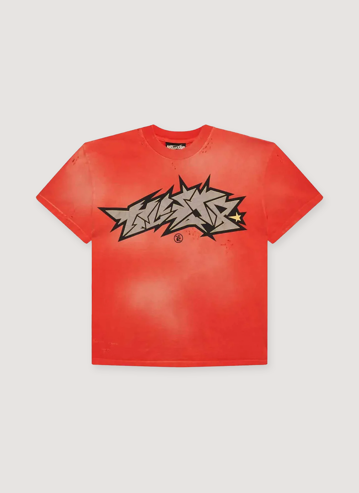 Hellstar Crack Logo Tee Red